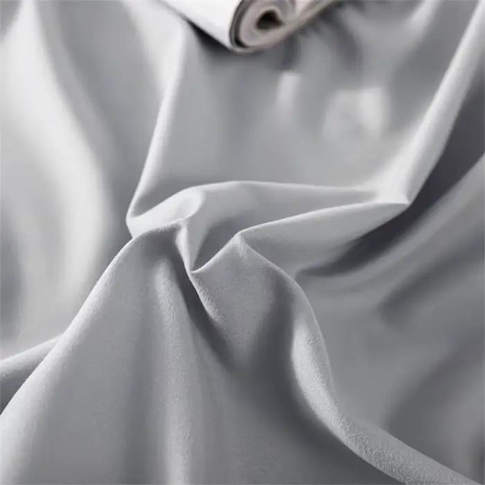 Drap de lit plat en coton lavé
