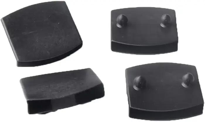 Supports de capuchons d'extrémité centrale en plastique