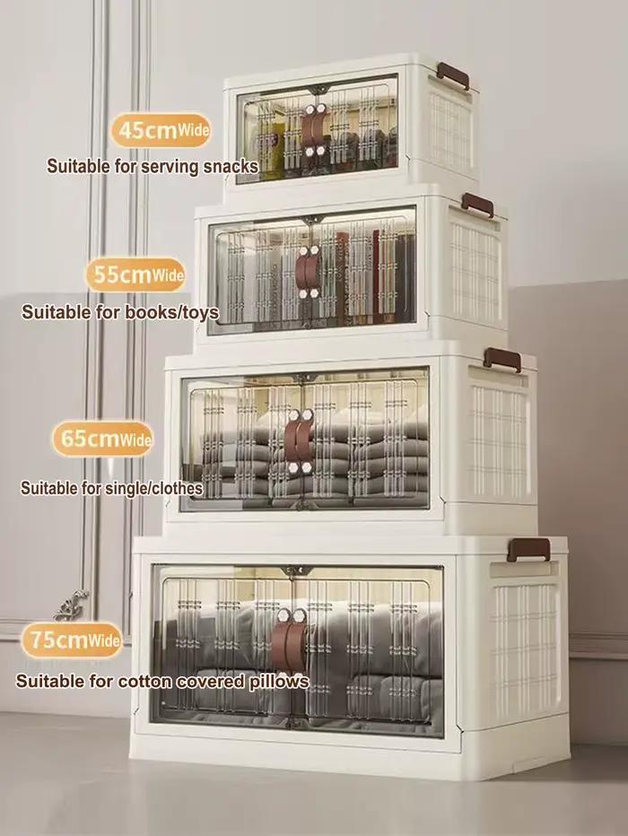 Armoire de rangement élargie et épaissie