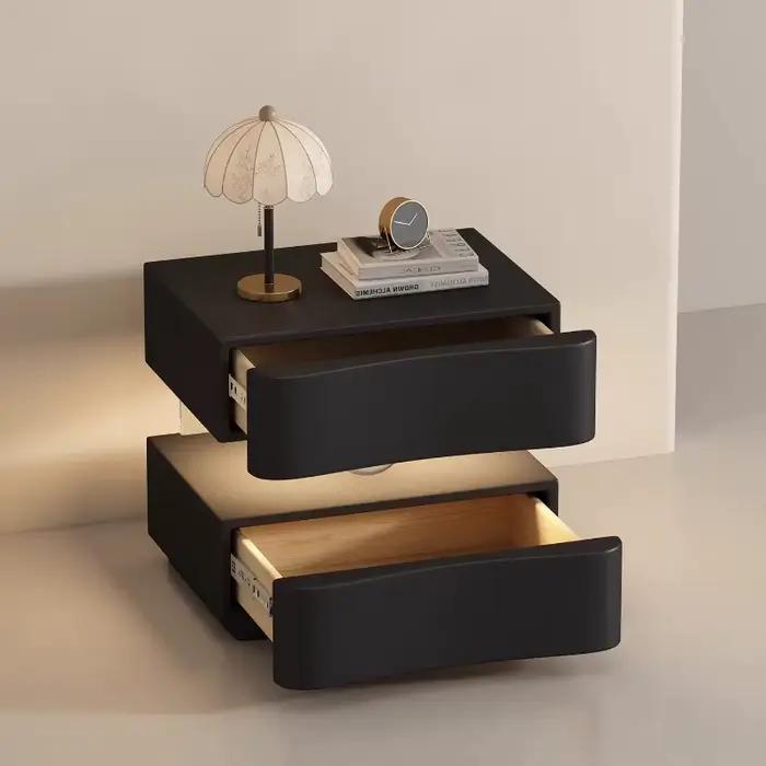 Table de chevet en bois esthétique