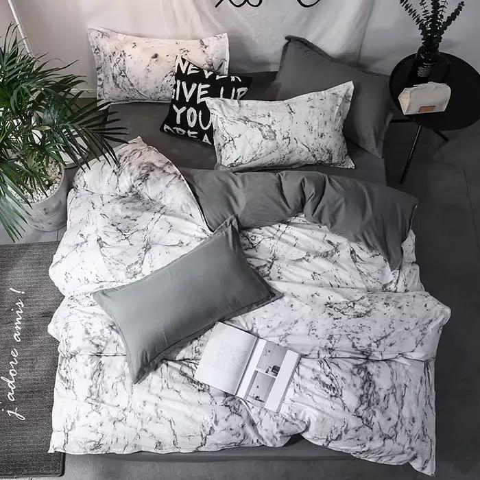Ensemble de housse de couette avec taie d'oreiller