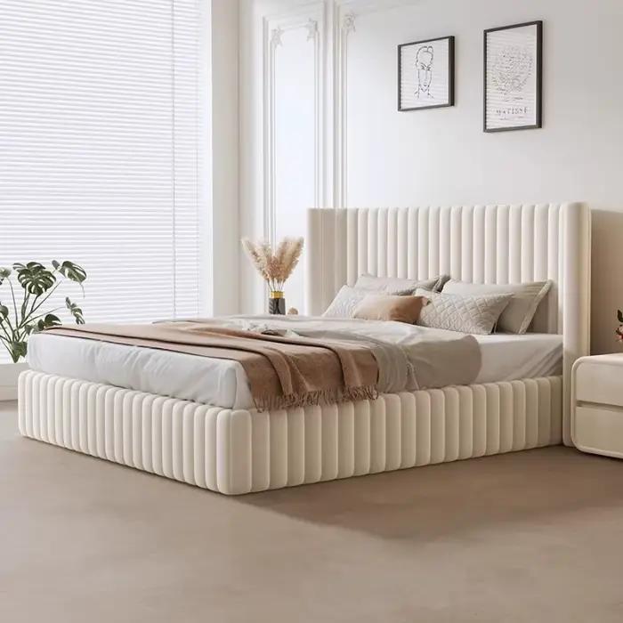 Lit de chambre de fille princesse Simple traduction lit de rangement Double moderne Cama Matrimonio multifonctionnel maison accessoires
