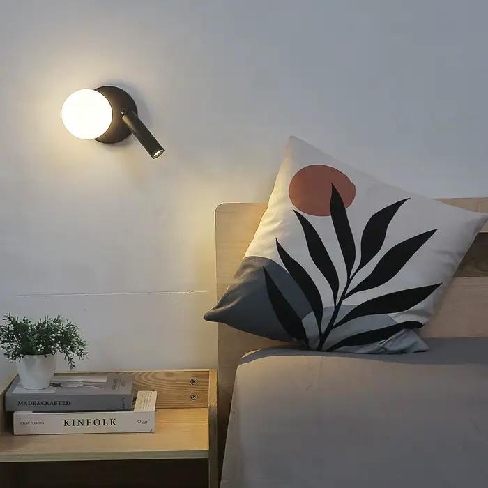 Applique Murale LED Rotative au Design Nordique Moderne