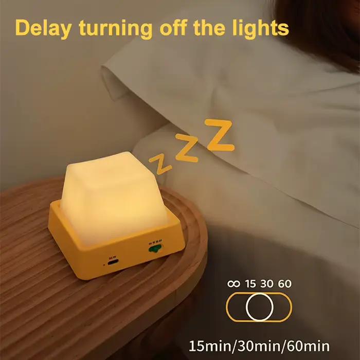 LED veilleuses lampe de Table de chevet décoration de chambre USB lampe à LED Rechargeable décor vacances bébé chambre pour cadeau d'anniversaire