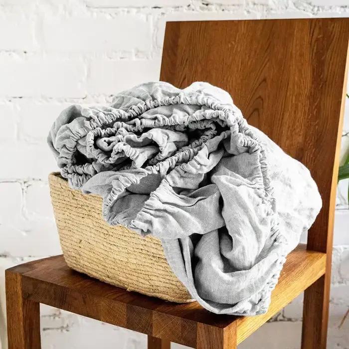 Drap-housse 100% lin, housse de matelas