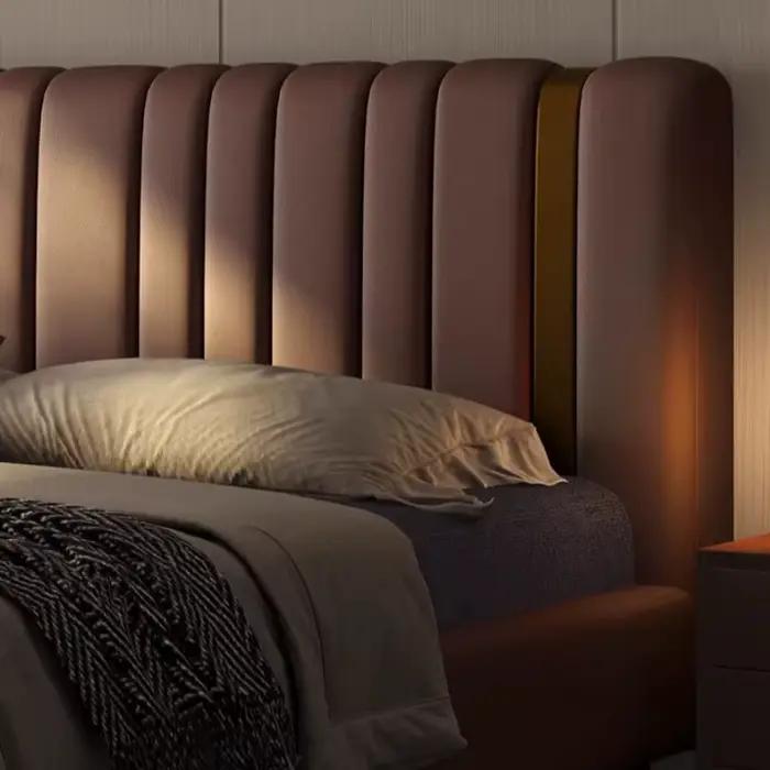 Lit double unique pour chambre à coucher