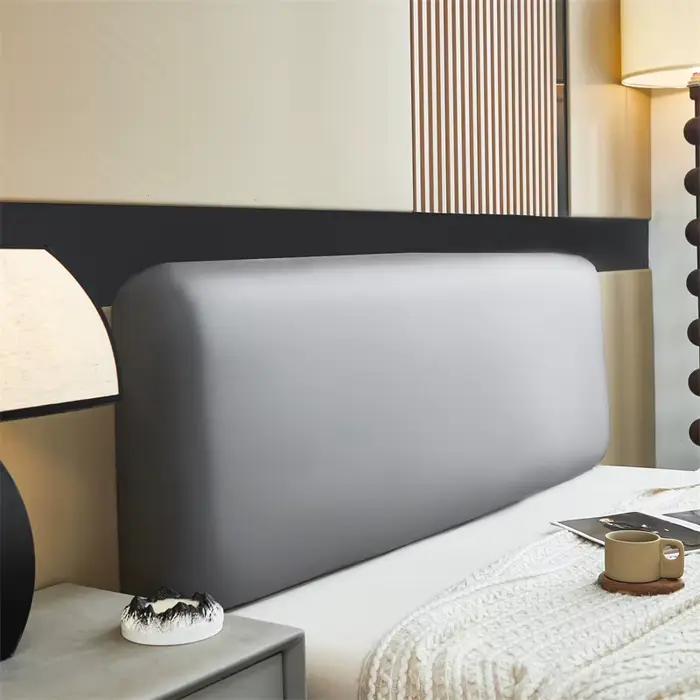 Housse de tête de lit en cuir Pu