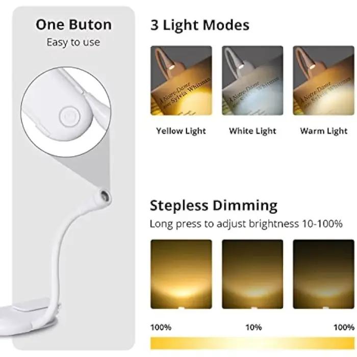 Lampe de lecture Led pour livres au lit