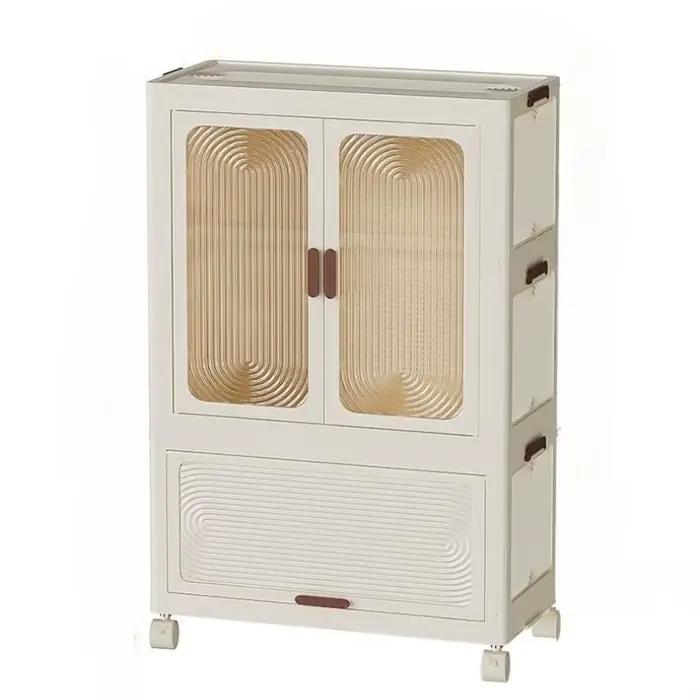 Boîte empilable armoire grand support moderne organisateur de chambre