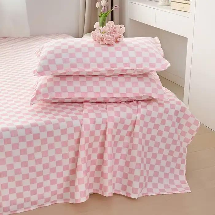 Draps de linge de lit doux de haute qualité