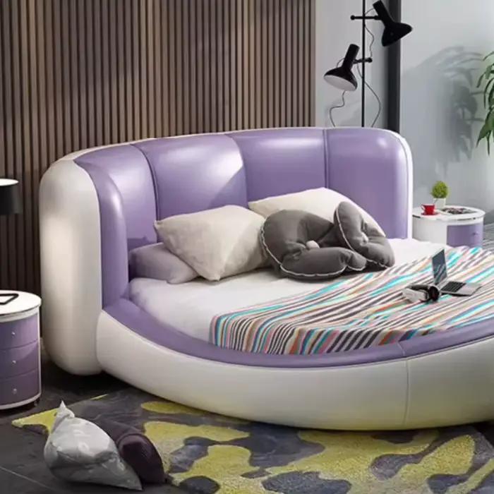 Lit de Luxe Double King Size Moderne Italien pour Chambre à Coucher