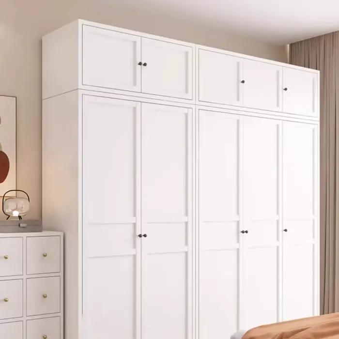 Armoire De rangement pour vêtements blancs