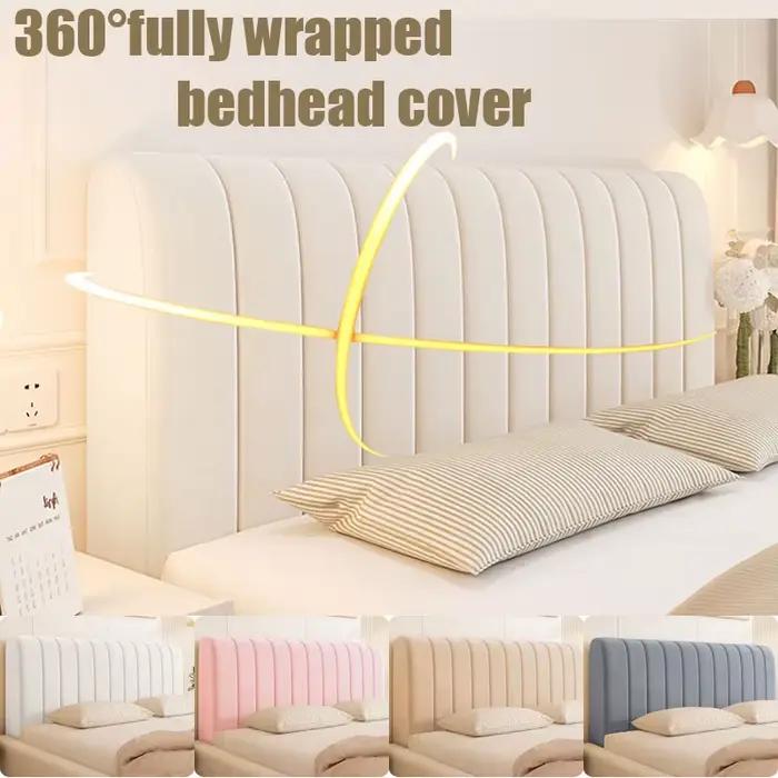 Housse de tête de lit de luxe en velours doux et épais