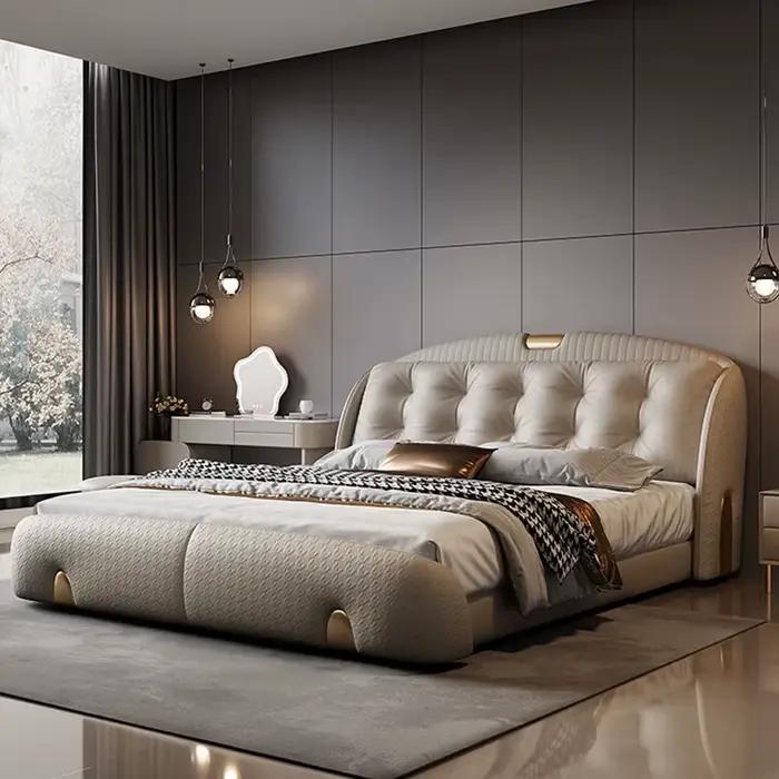 Lit Moderne de Luxe en Bois pour Filles