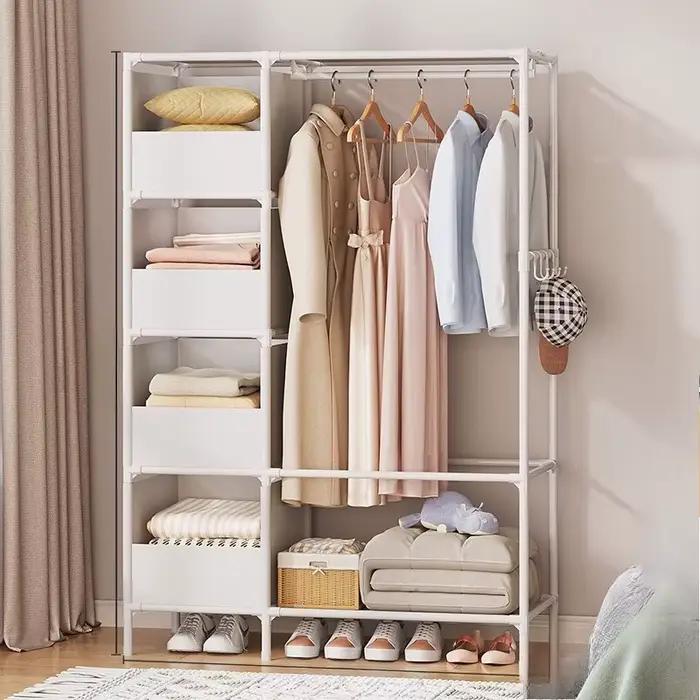Petite armoire placard à vêtements facile à assembler