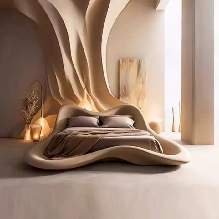 Tête de lit de rangement de luxe