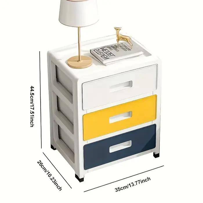 Table de chevet de style minimaliste moderne – un support de rangement portable qui permet d'économiser de l'espace