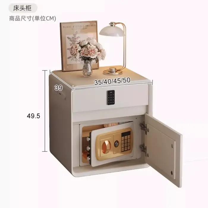 Armoire de chevet blanche pour filles