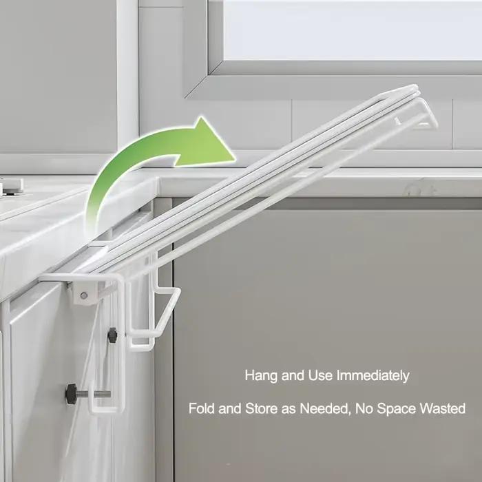 Étagère pliable pour porte d'armoire – Rangement de comptoir et panneau de séparation