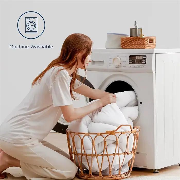 Housse de matelas six côtés matelassée avec fermeture éclair