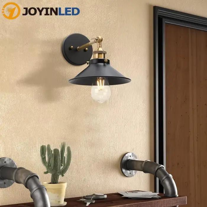 JOYINLED Style industriel américain applique escalier couloir chevet éclairage mural rétro décoratif fer applique murale E27 Base