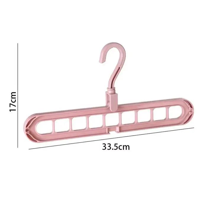 Support de rangement de garde-robe à 9 trous