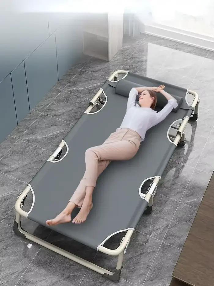 Lit pliant adulte portable