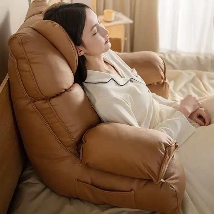 Coussins de sol, décoration de Maison, oreiller de tête de lit, coussin lombaire, protection de la taille, coussin de canapé détachable et lavable
