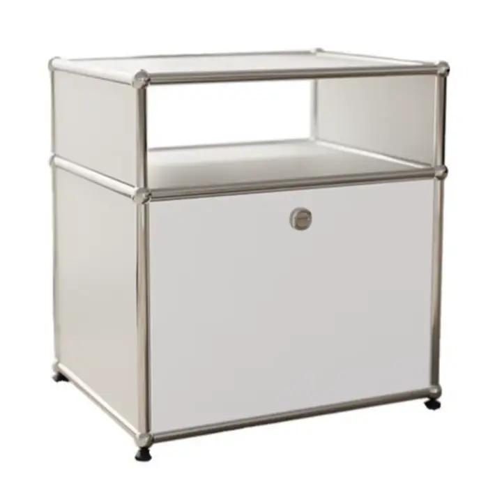 Tables de chevet modulaires en acier inoxydable