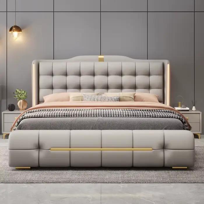 Tête de lit de luxe 180x200cm sans matelas