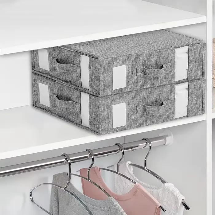 Boîte de Rangement pour Drap de Lit avec Poignée