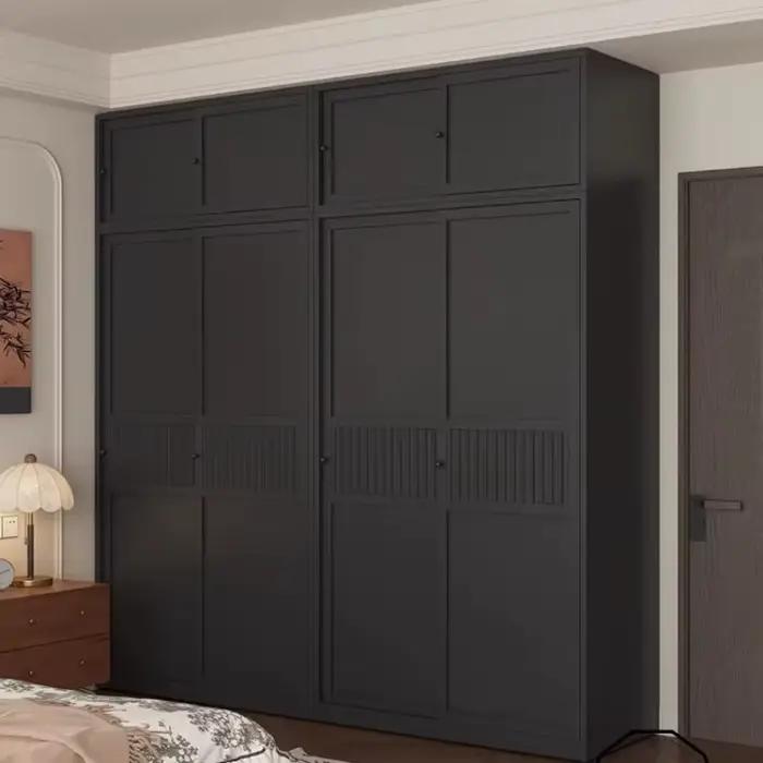 Placard De rangement De garde-robe noir Simple