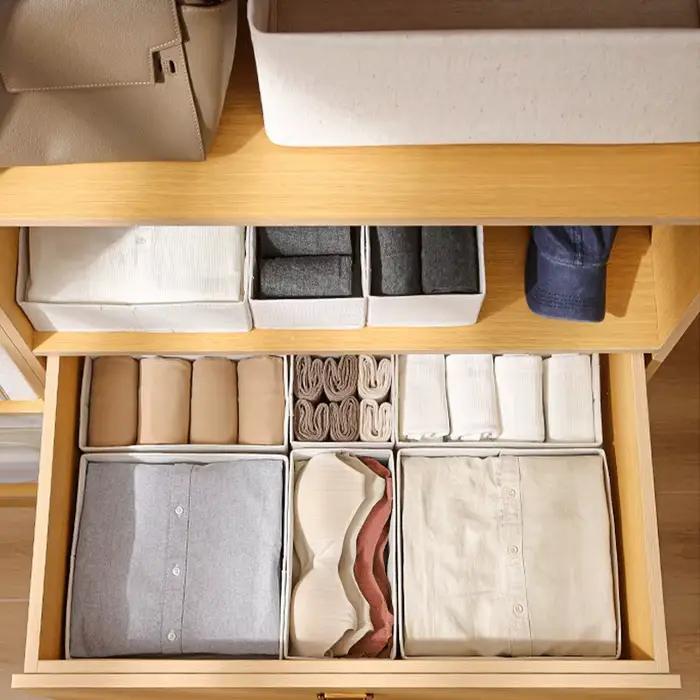 Organisateur de vêtements boîte de rangement sous-vêtements soutien-gorge chaussettes armoire tiroir