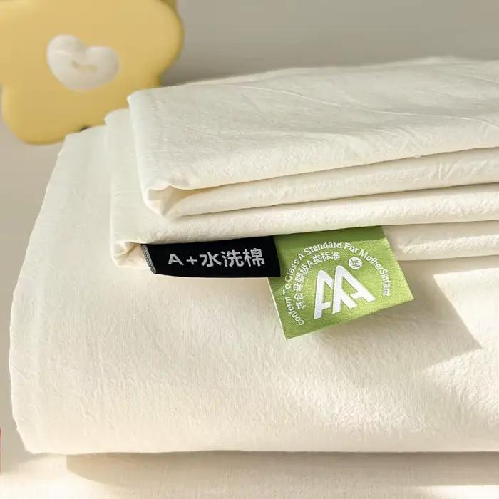 Drap de Lit en Coton Lavé 100% Biologique