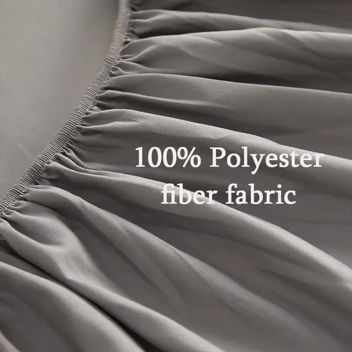 1 pièce de drap de lit de couleur unie pour chambre à coucher