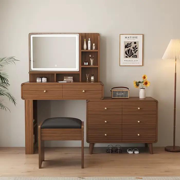 Coiffeuse naturelle rustique de luxe européenne