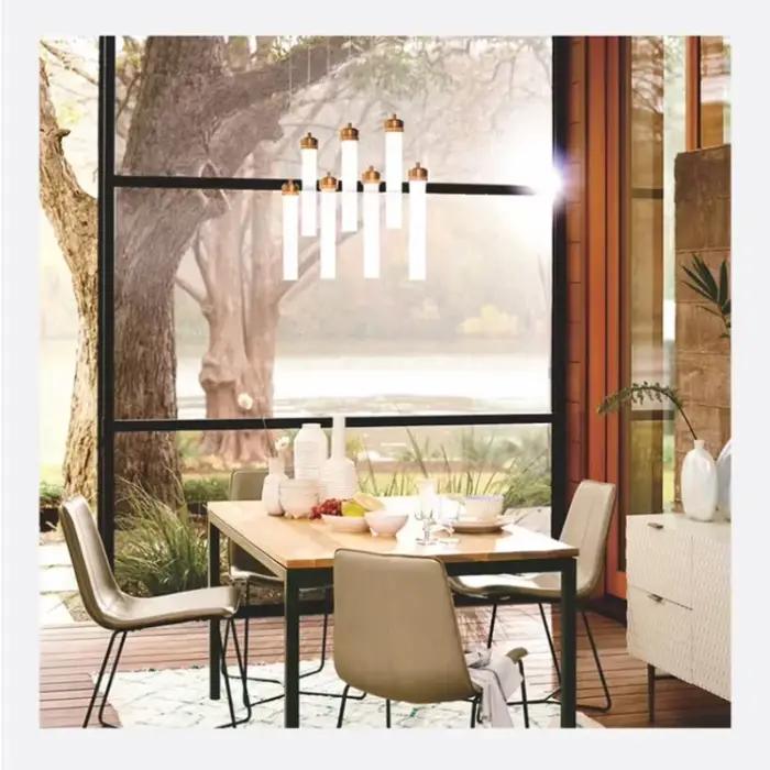 Pendentif LED lumières pour chambre chevet île suspension lampe moderne verre cuisine Restaurant décoration plafond lustres intérieur