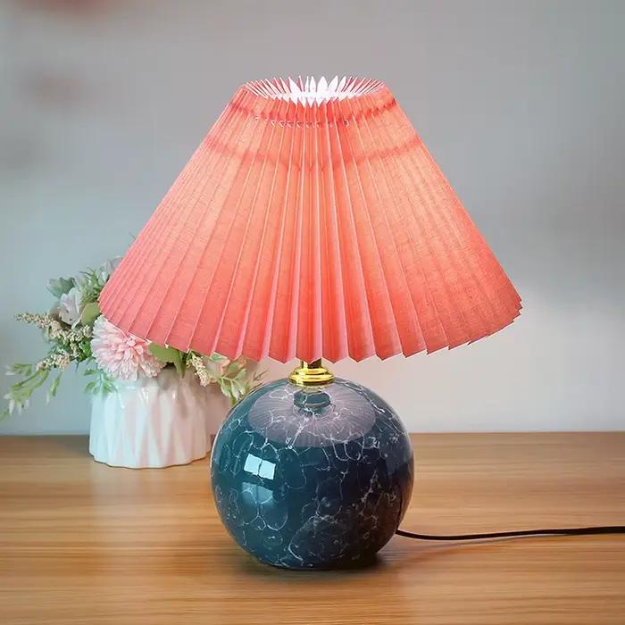 Lampe de bureau en céramique pour chambre à coucher