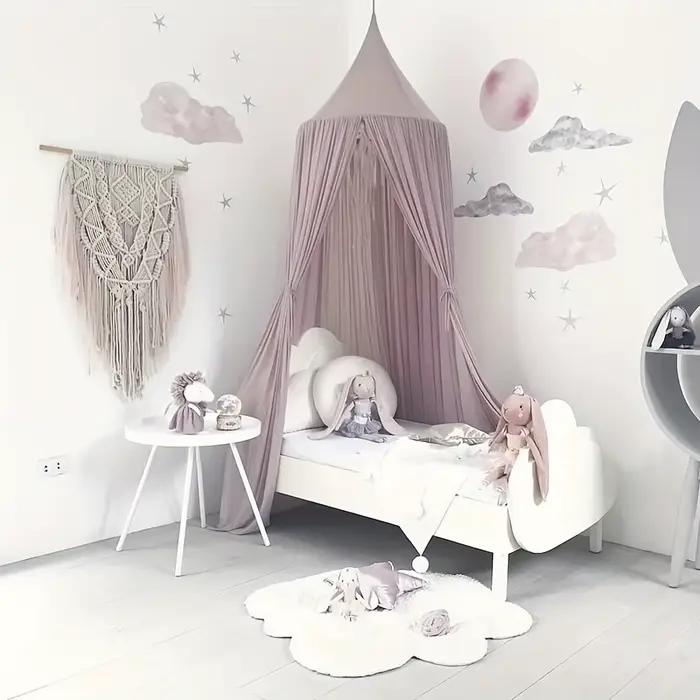 1 pièce Baldaquin de lit en mousseline pour enfants