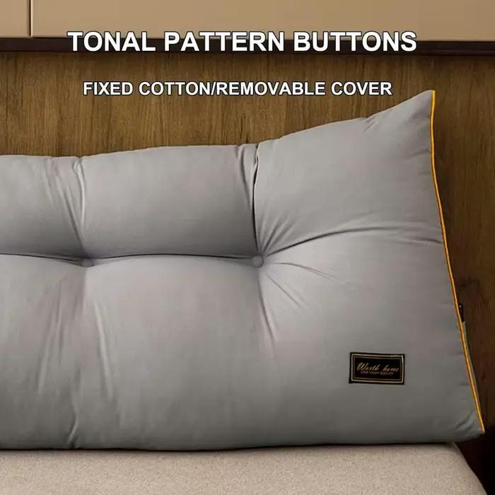 Coussin triangulaire coréen pour tête de lit avec rembourrage amovible