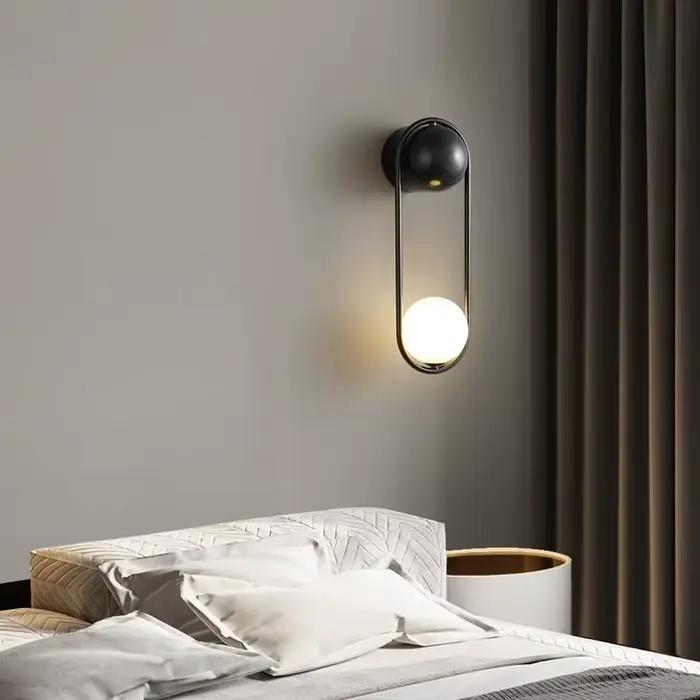 Applique murale de chevet haut et bas, Design créatif, rotative et réglable, pour hôtel, allée, couloir, décor de fond decoration intérieur déco chambre applique murale intérieure lampe de chevet appl