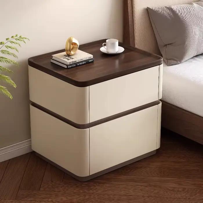Table de chevet minimaliste moderne avec tiroirs