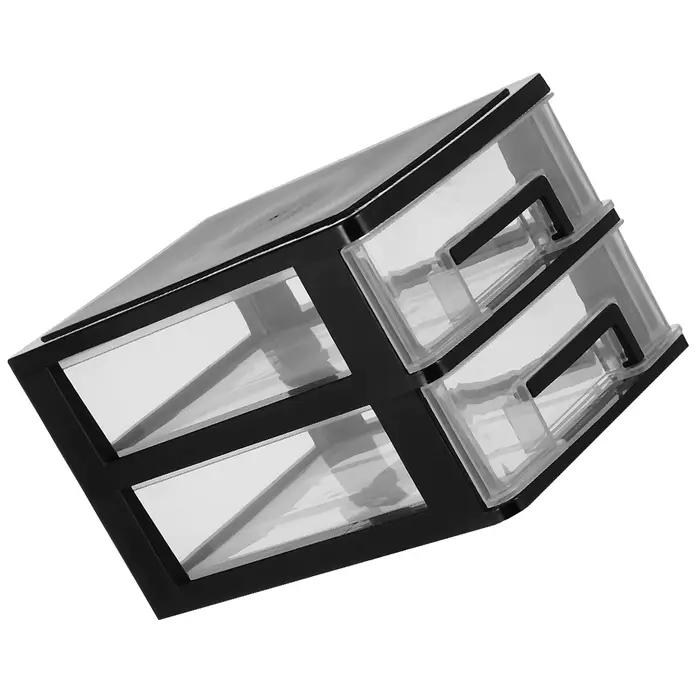 Armoire de rangement à tiroirs en plastique Double couche