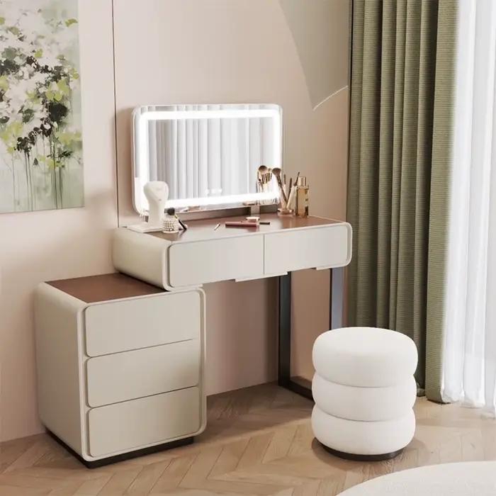 Commode de chambre à coucher en bois massif