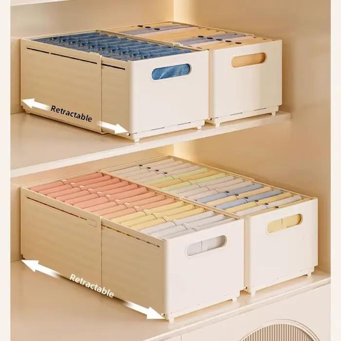Boîte de rangement de vêtements réglable