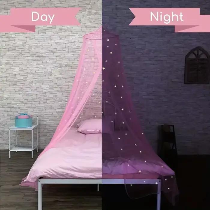 Amendements de lit pour filles avec étoiles brillantes