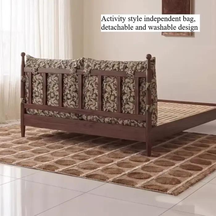 Lit esthétique 180x200cm avec cadre en bois