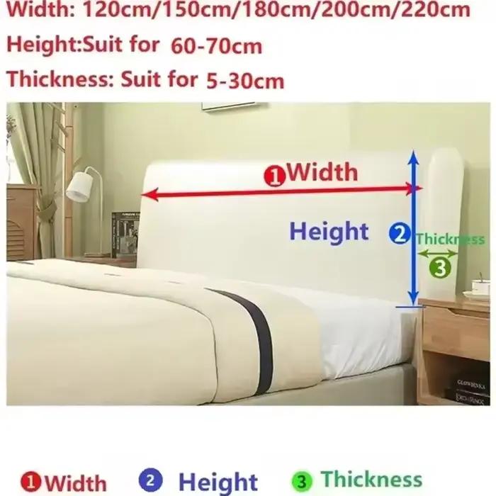 Housse de tête de lit extensible