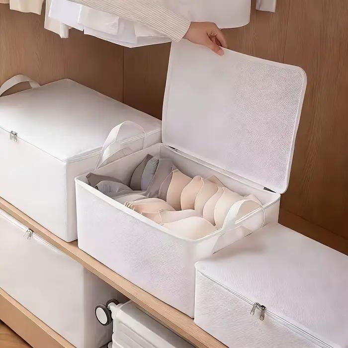 Boîte de rangement sous le lit grande capacité | Conception pliable et peu encombrante