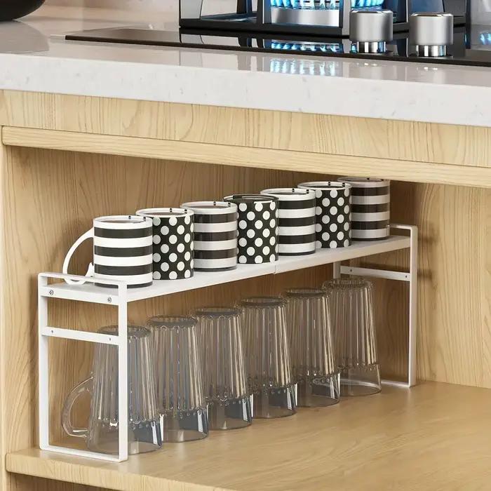 Étagère de rangement rétractable en fer grande capacité